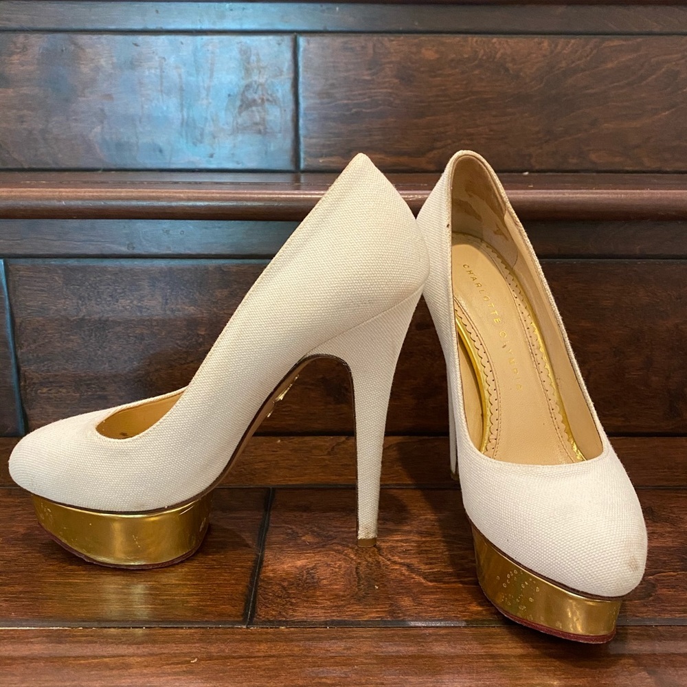 Charlotteolympia size 37. Runs small